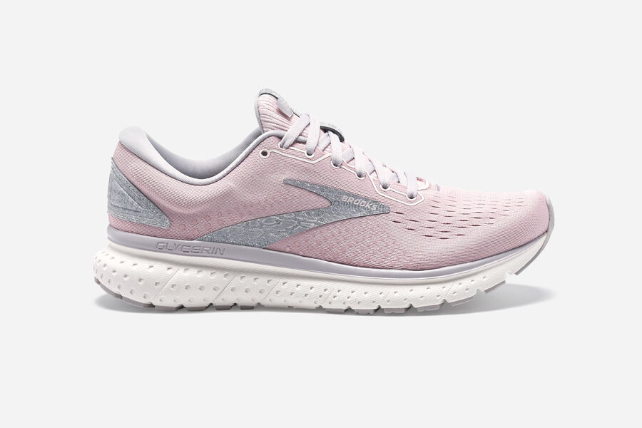 Tenis Corrida Brooks Glycerin 18 Feminino Brasil - Rosa 7329815-BU